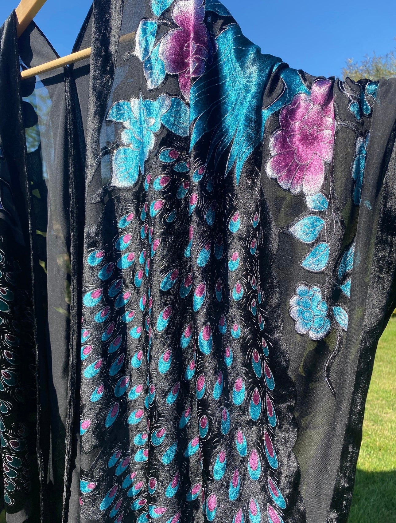 Velvet Peacock Kimonos