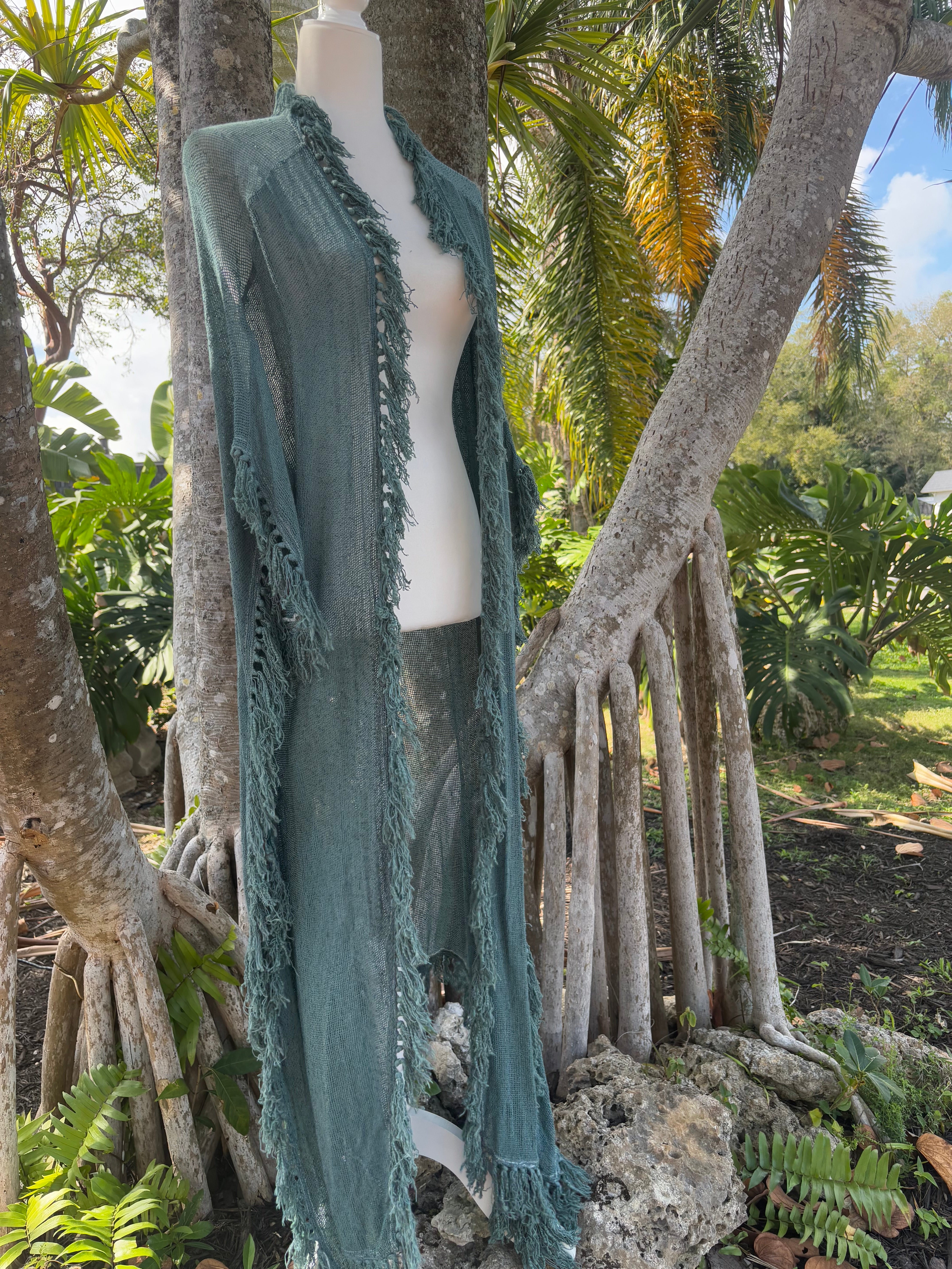 Tulum Maxi and Robe - MARINE