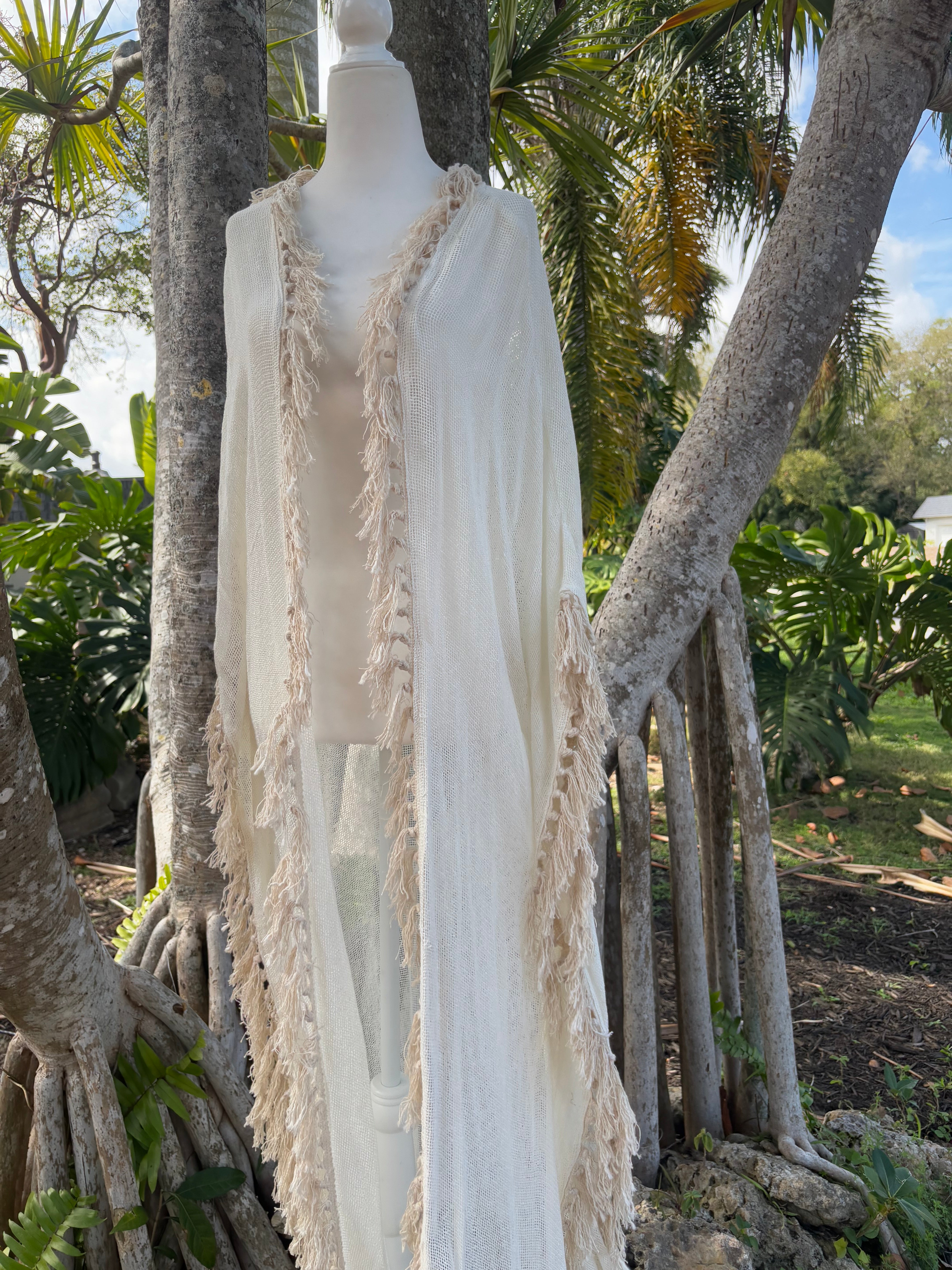 Tulum Maxi and Robe - CREAM