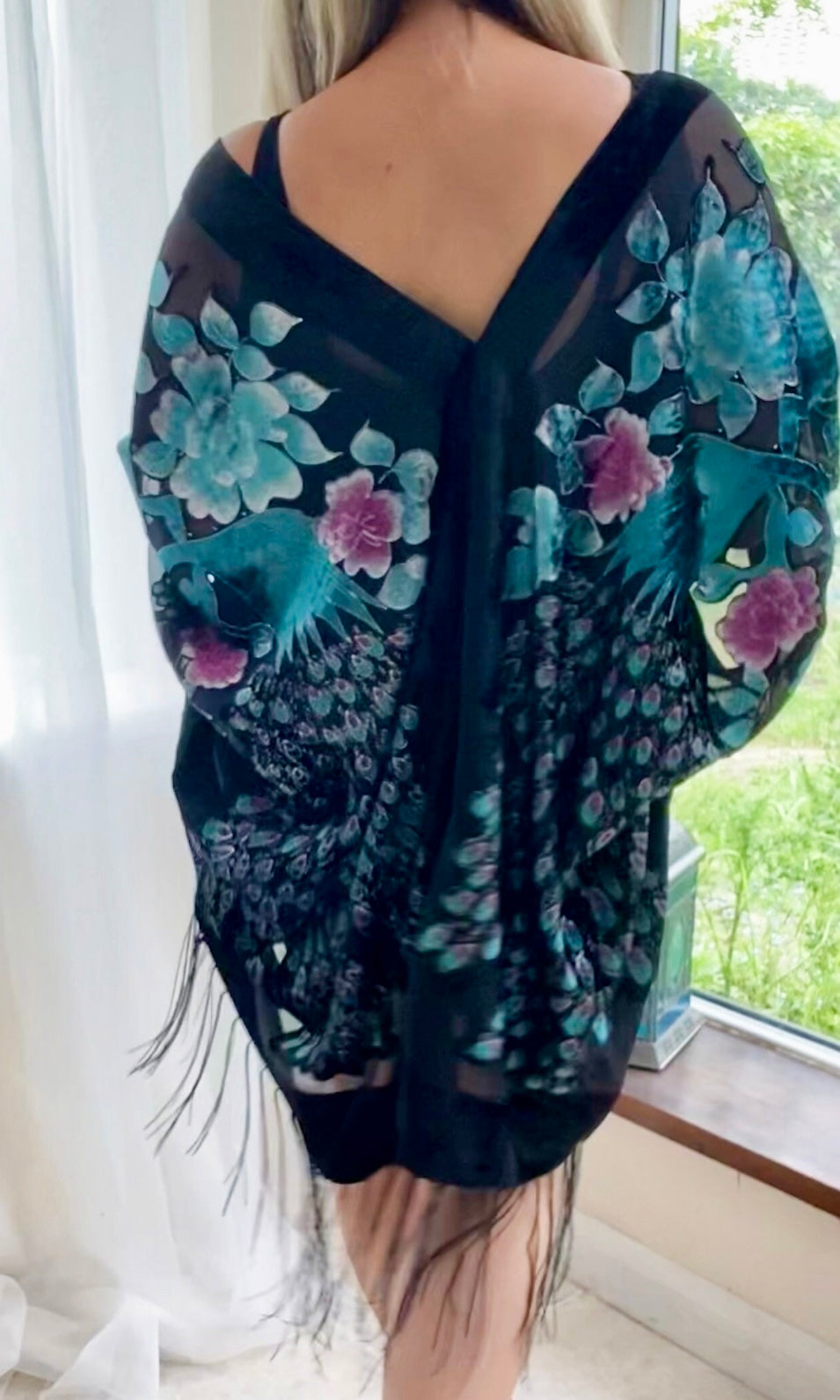 Velvet Peacock Kimonos