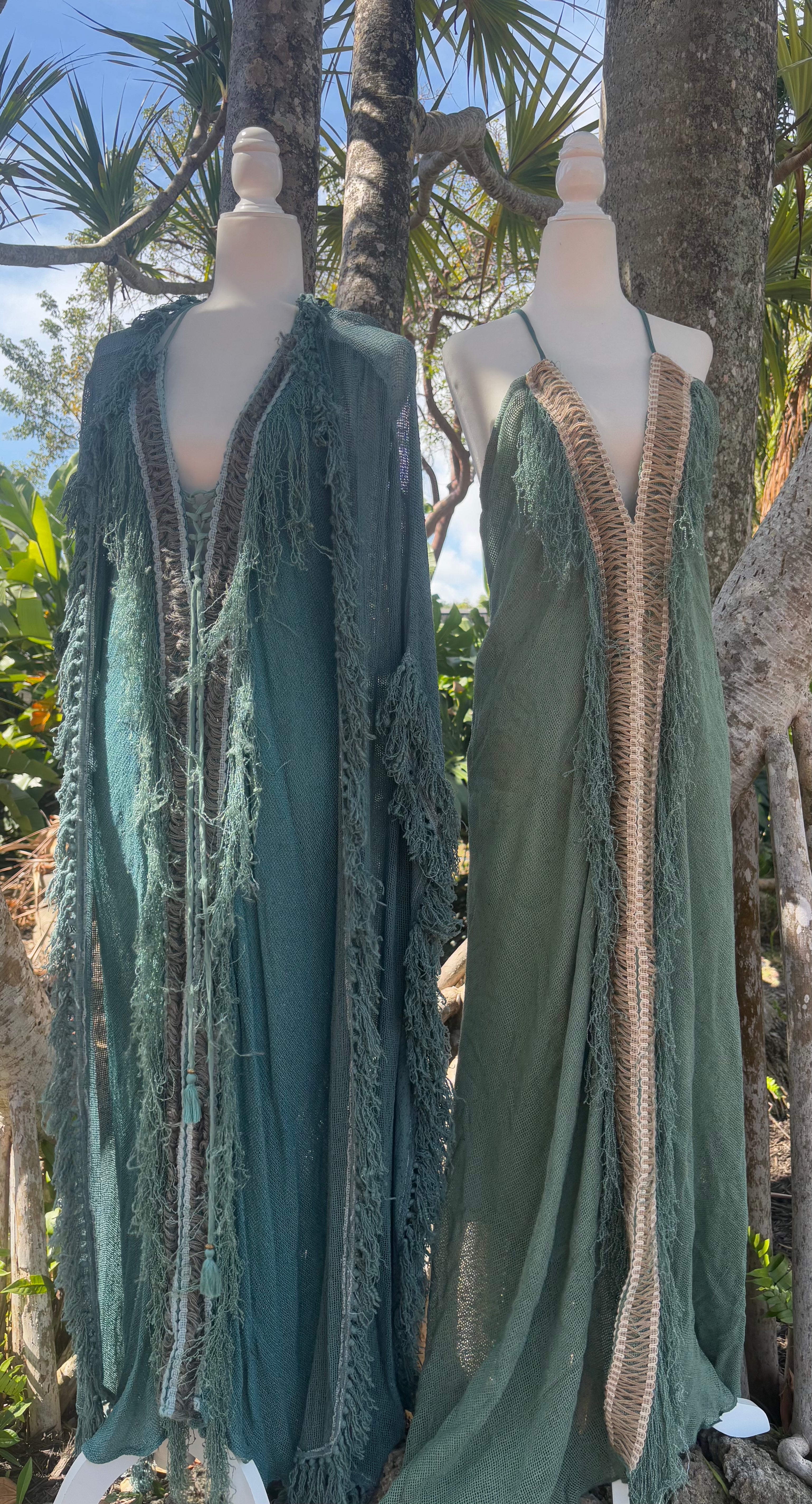 Tulum Maxi and Robe - MARINE