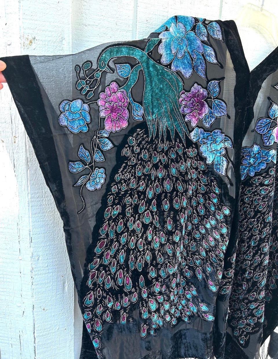 Velvet Peacock Kimonos