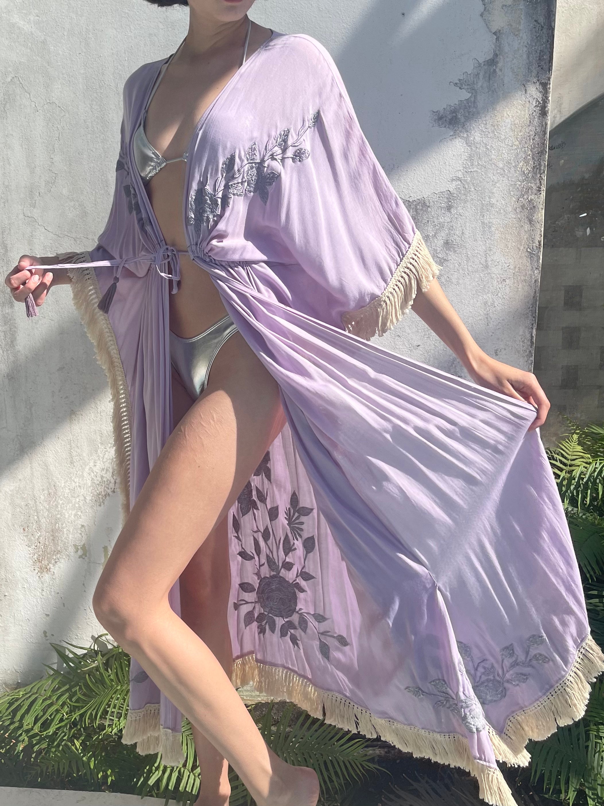 Dusty Lilac Duster