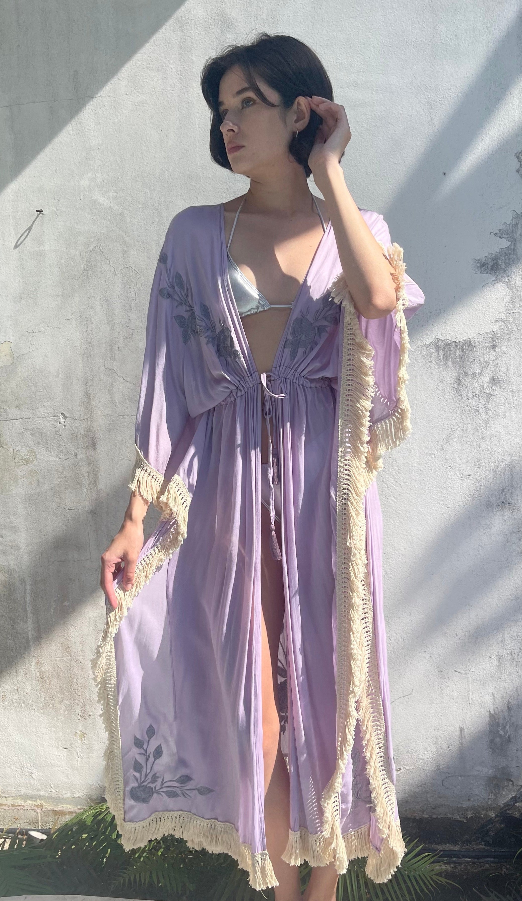 Dusty Lilac Duster