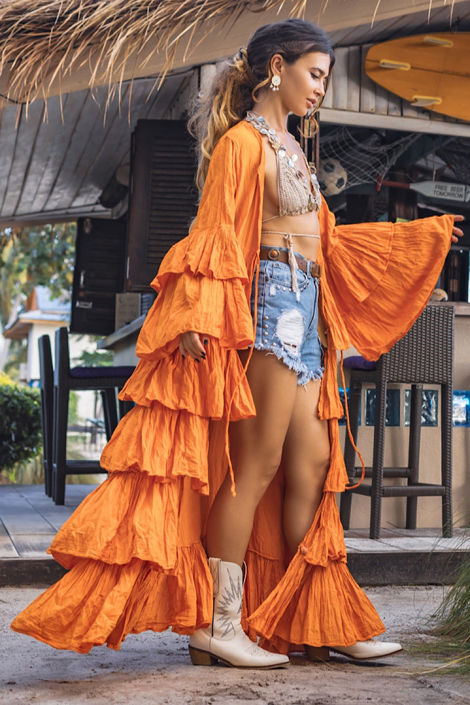 Mango Boho Robe