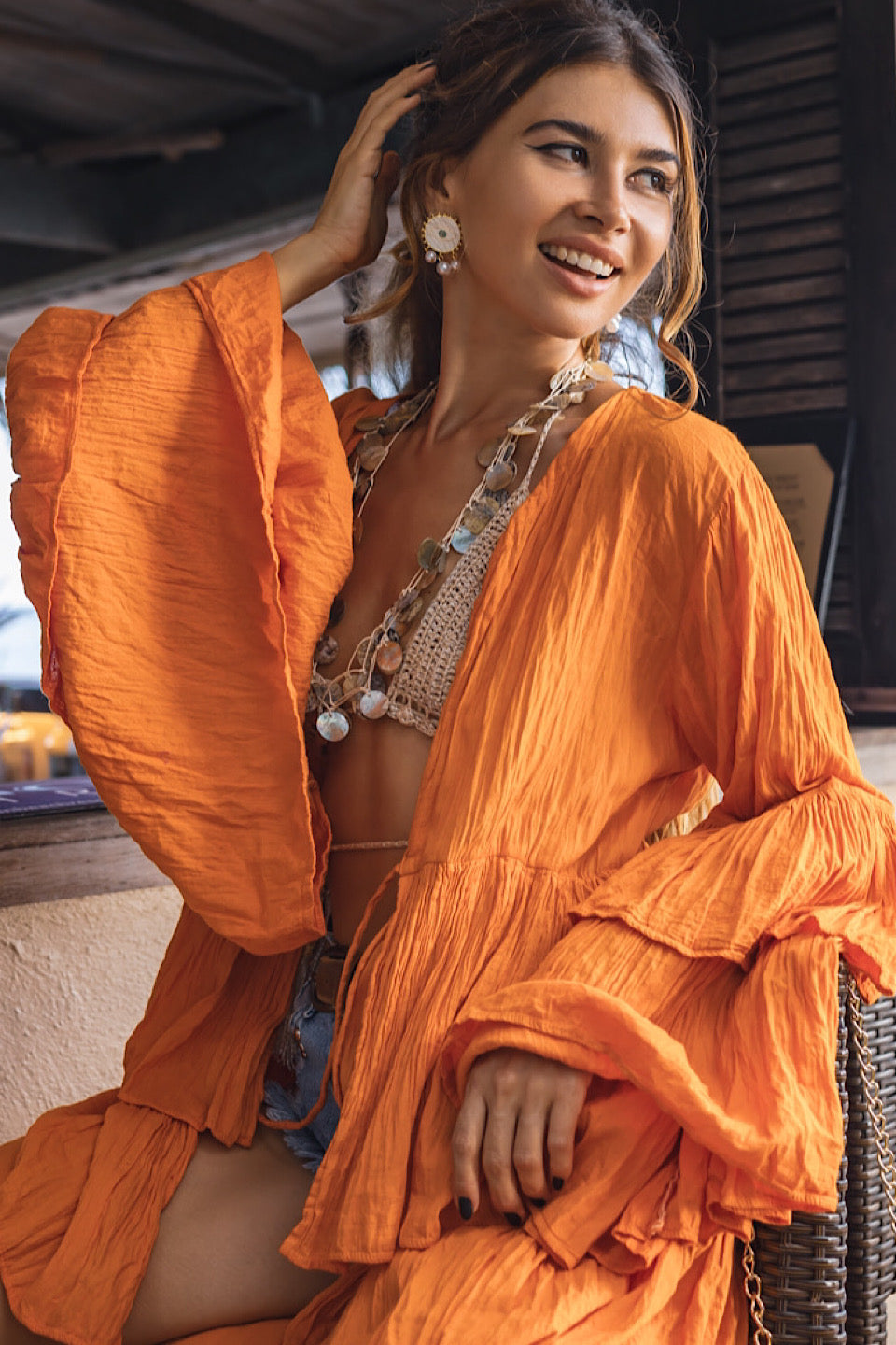 Mango Boho Robe