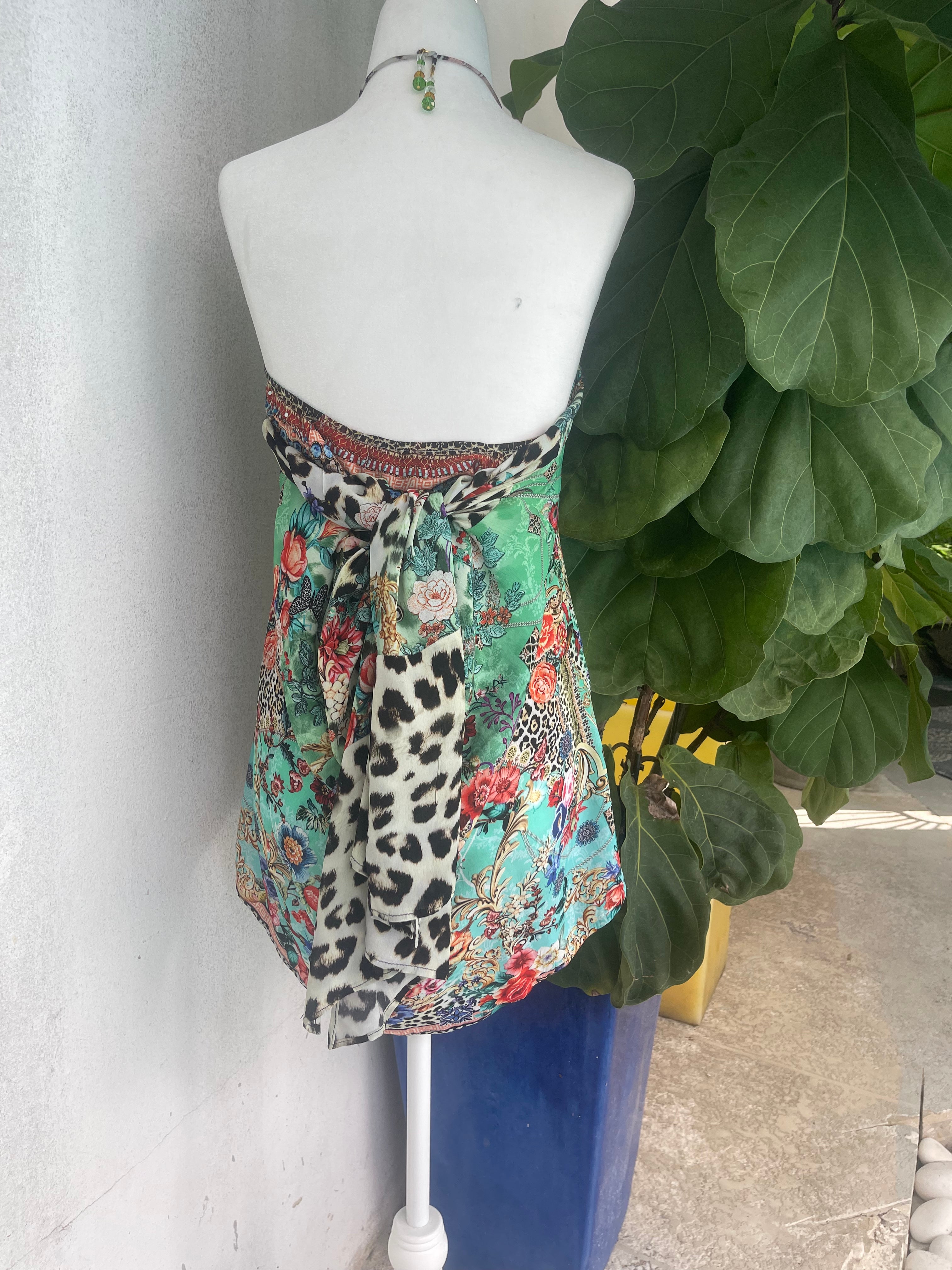 Leopard Flowers Tunic