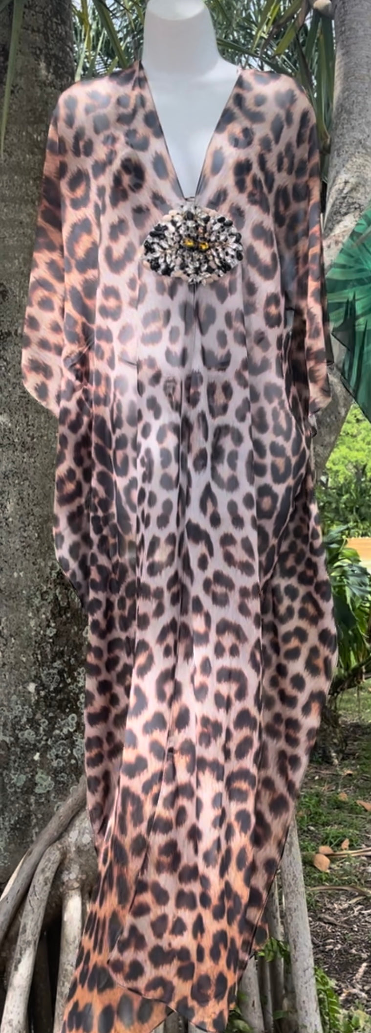 Leopard Jeweled Robe