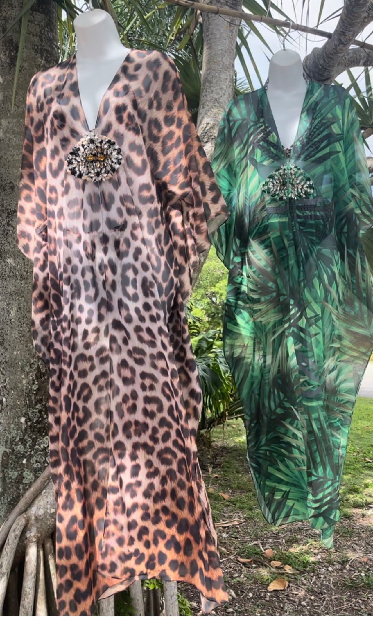 Leopard Jeweled Robe