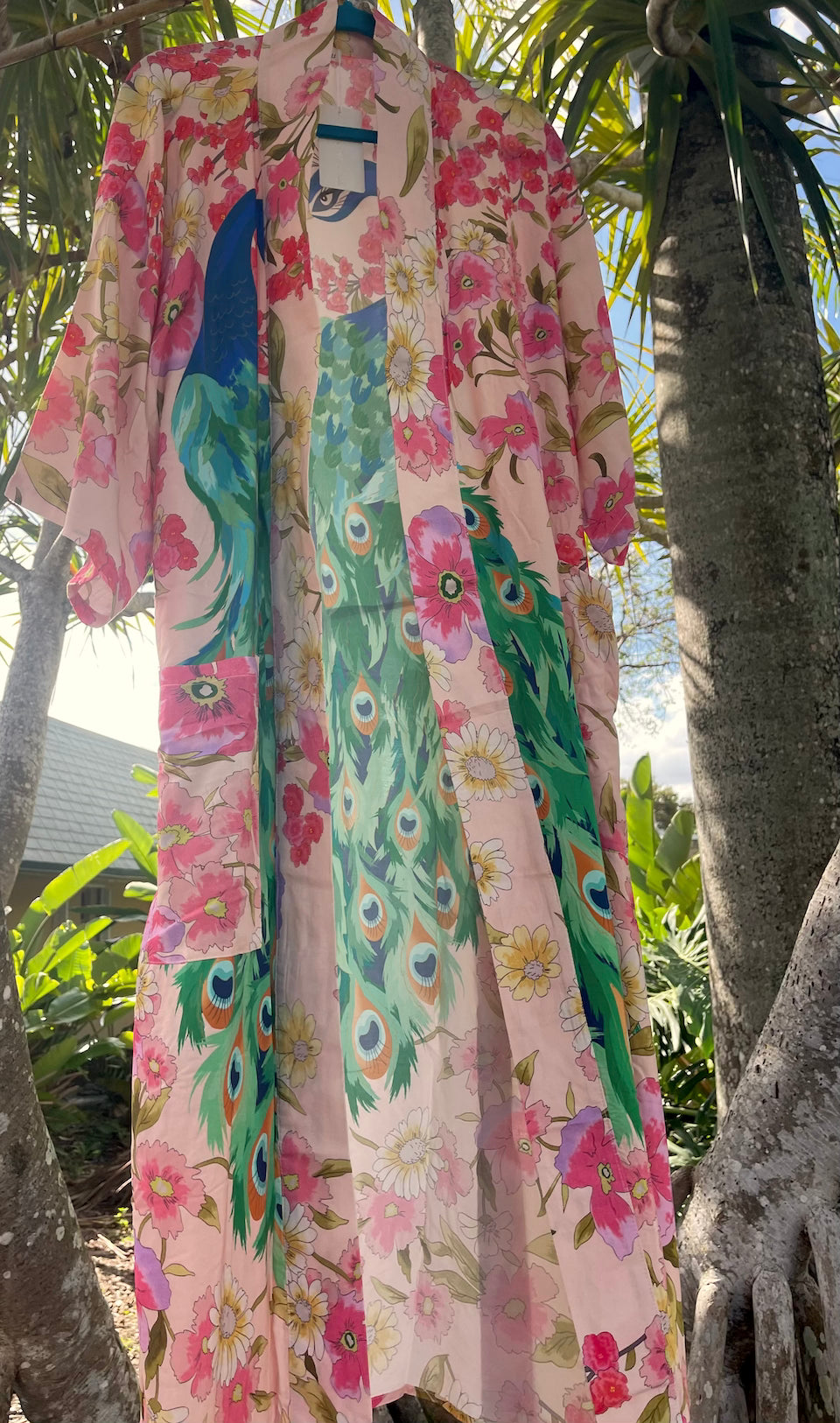 Peacock Garden Kimono