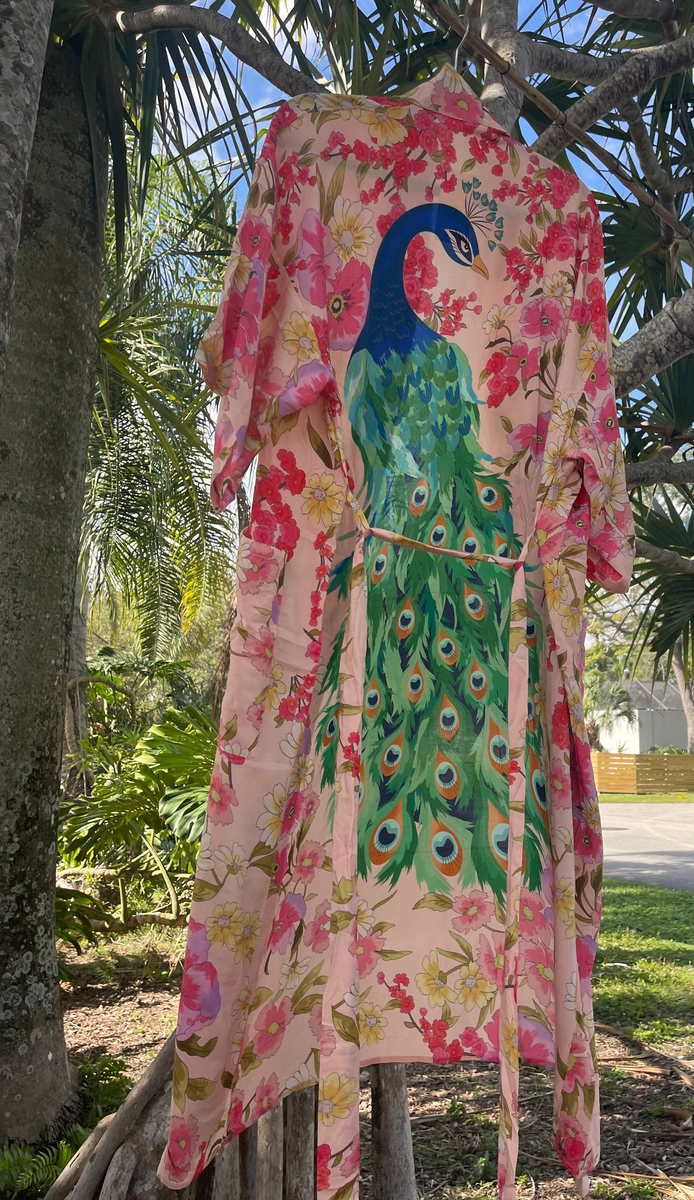 Peacock Garden Kimono