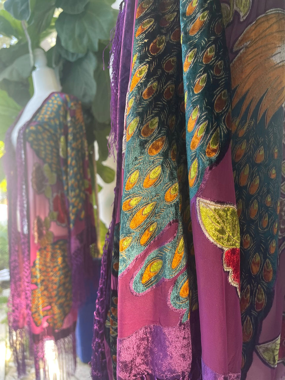 Velvet Peacock Kimonos