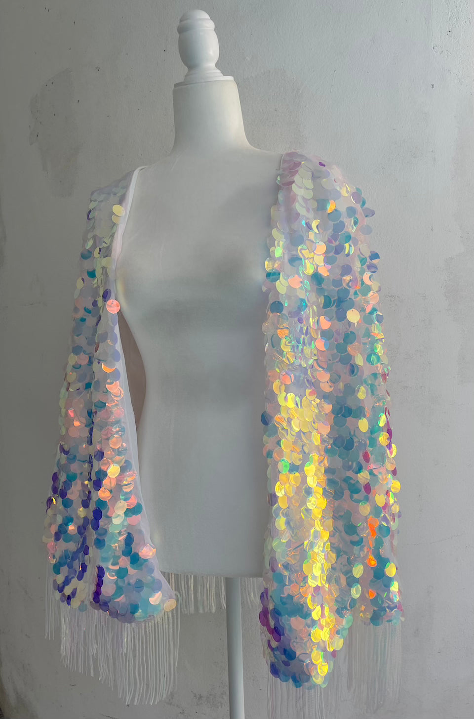 Mermaid Sequin Fringe Jacket