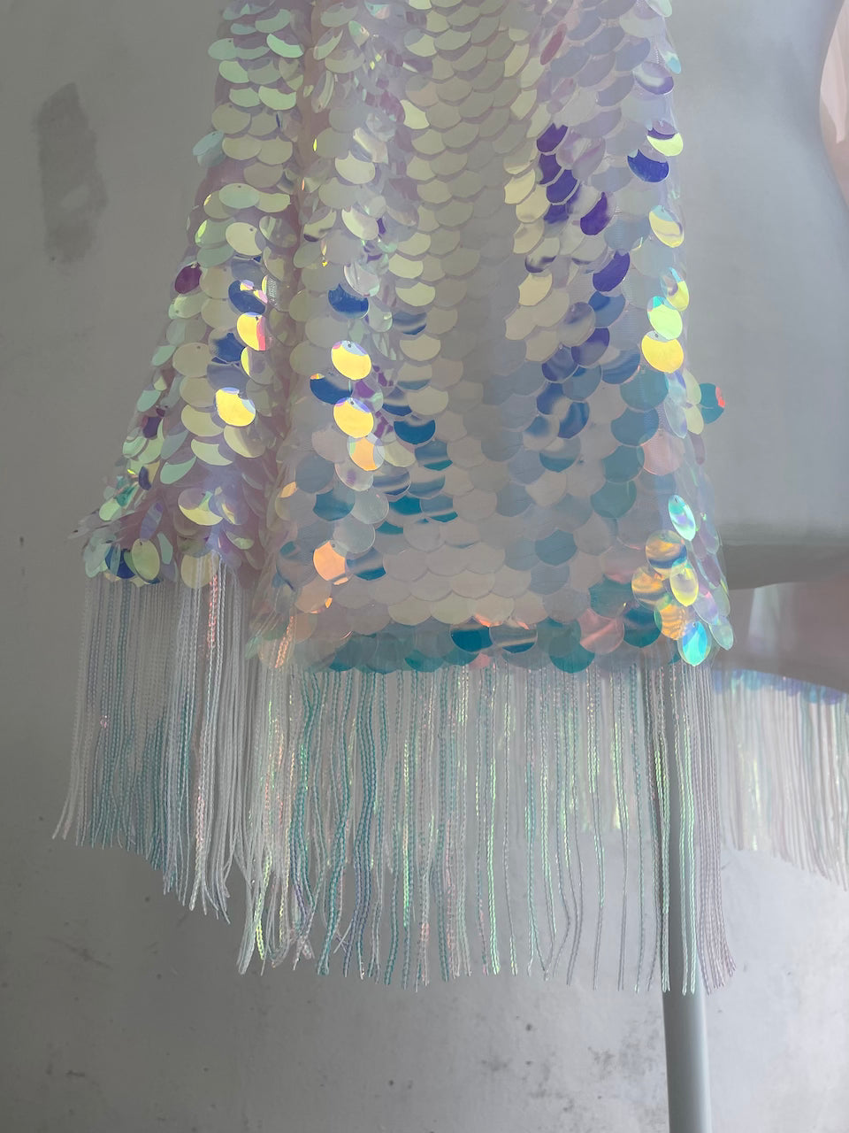 Mermaid Sequin Fringe Jacket