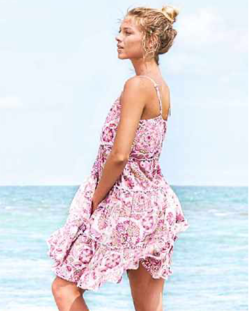 pink, mini dress, cotton dress, sun dress, cover up