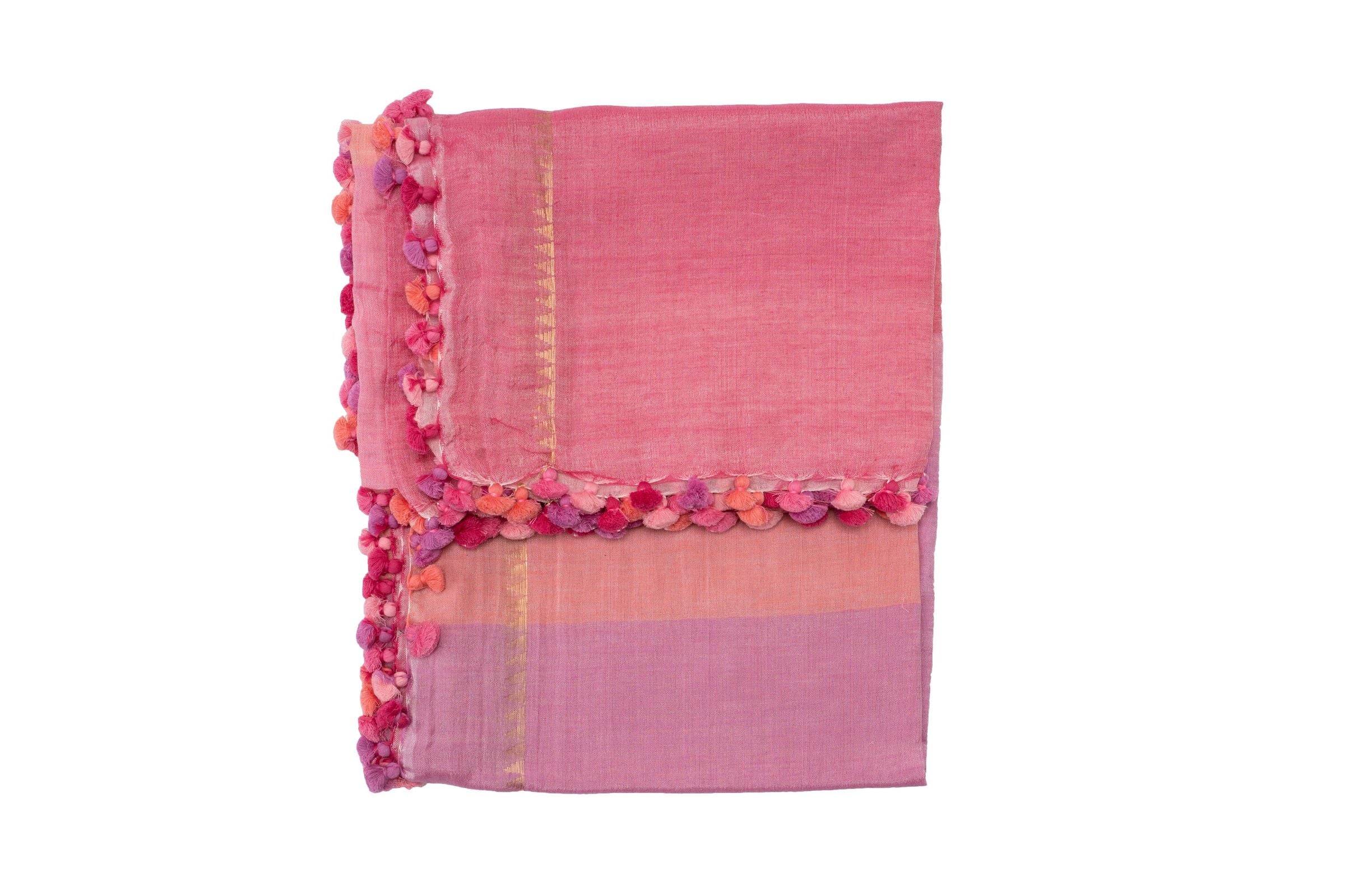 Peony Silk Pashmina