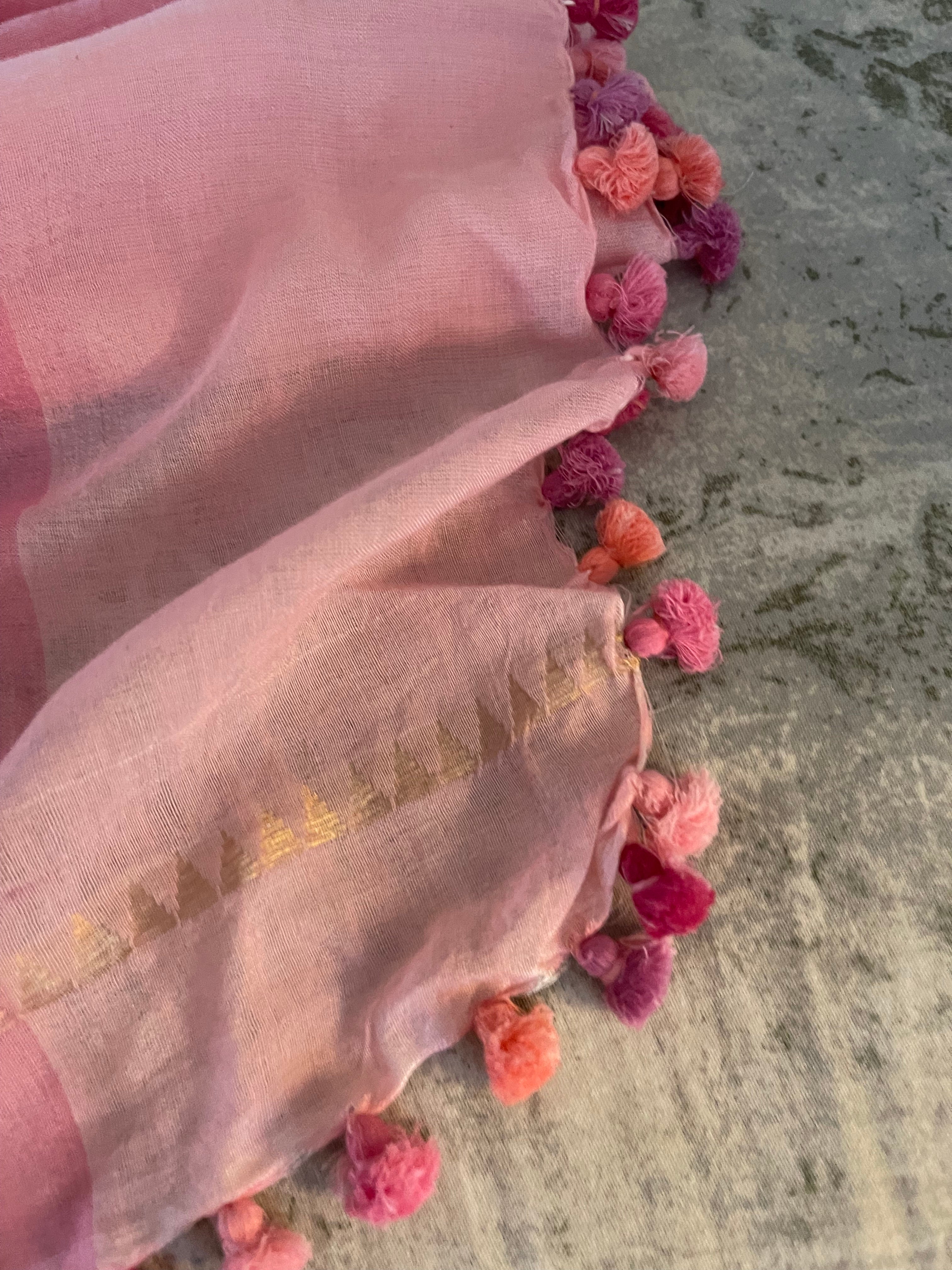 Peony Silk Pashmina