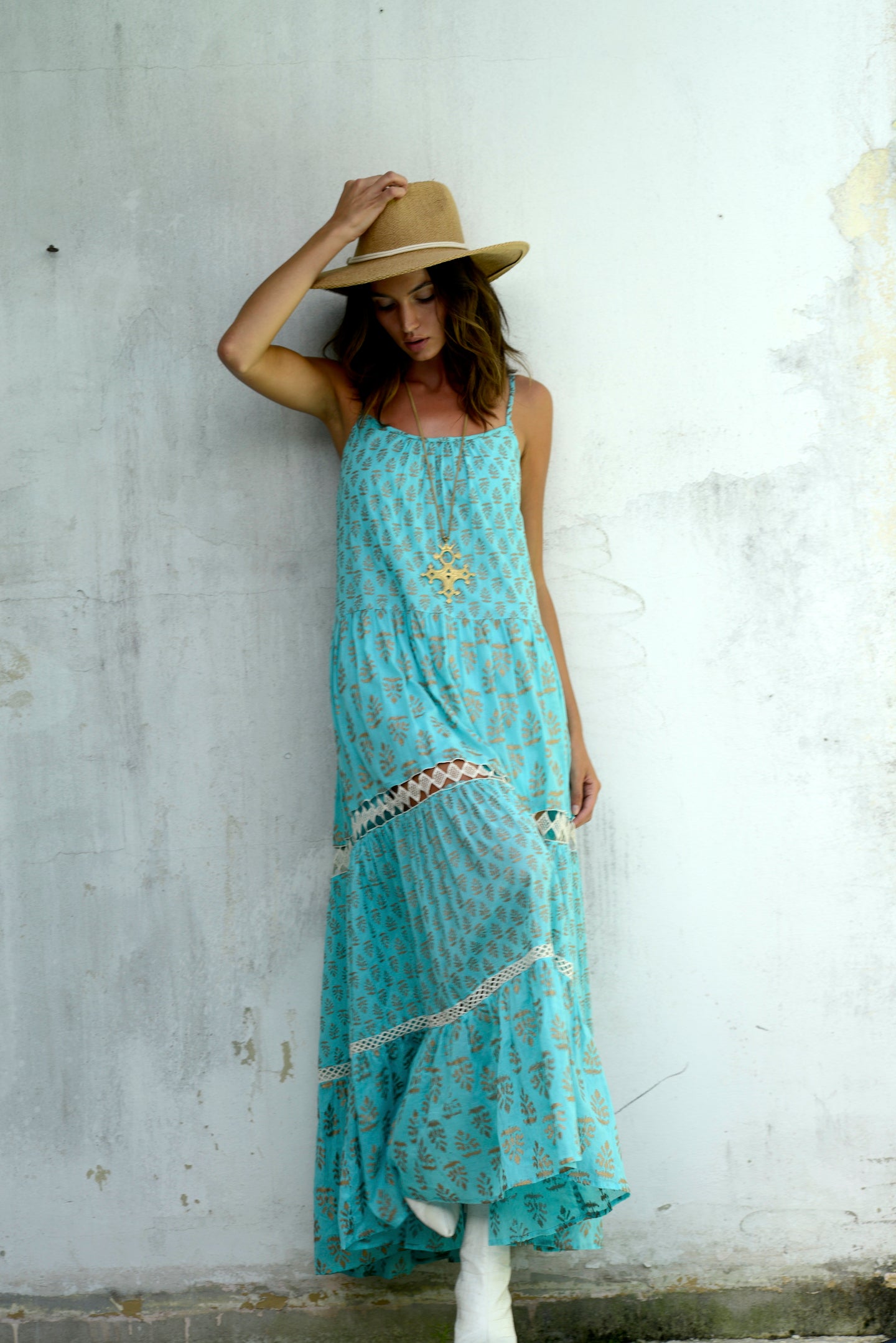 Tantalizing Turquoise Maxi