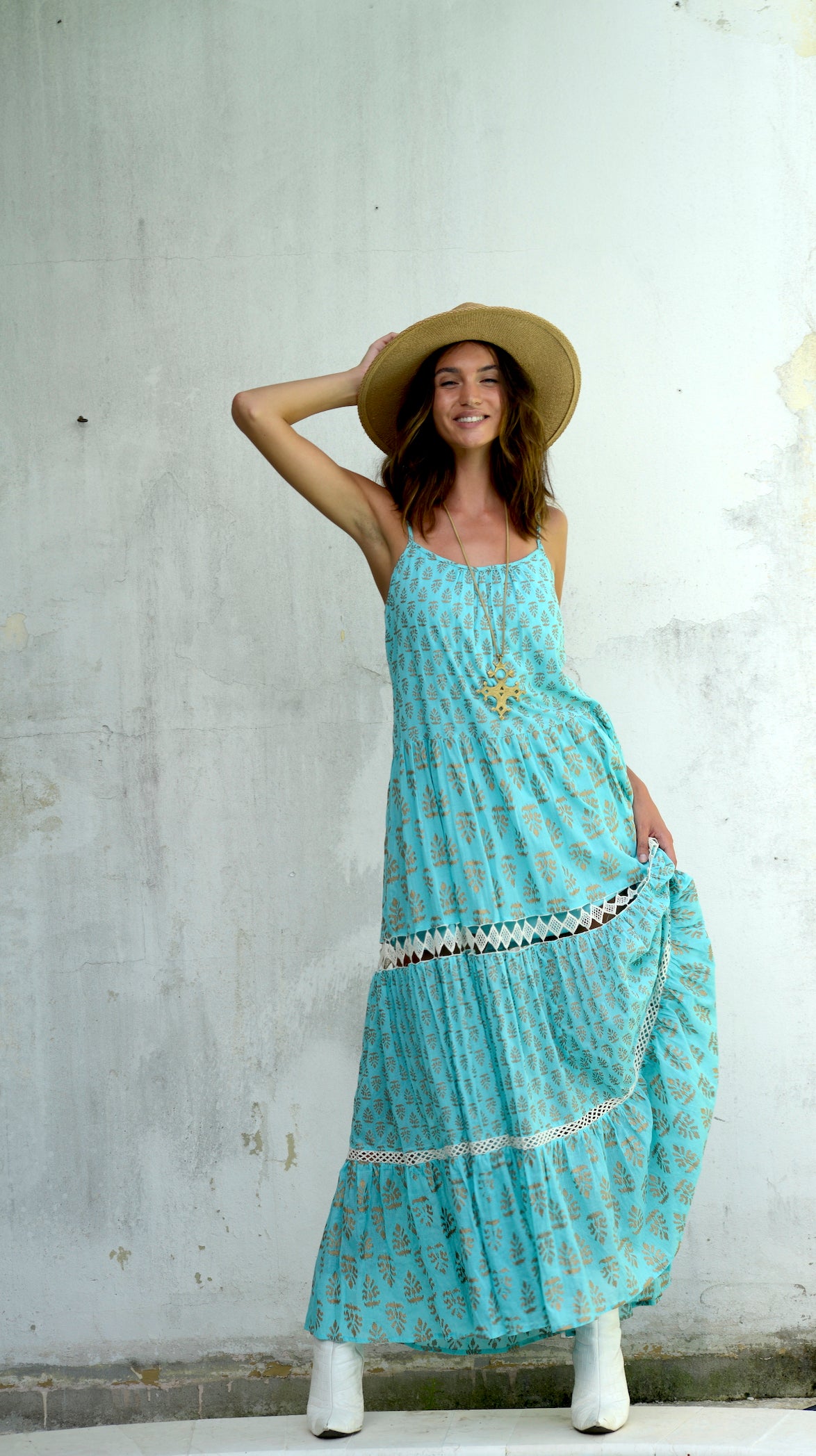 Tantalizing Turquoise Maxi