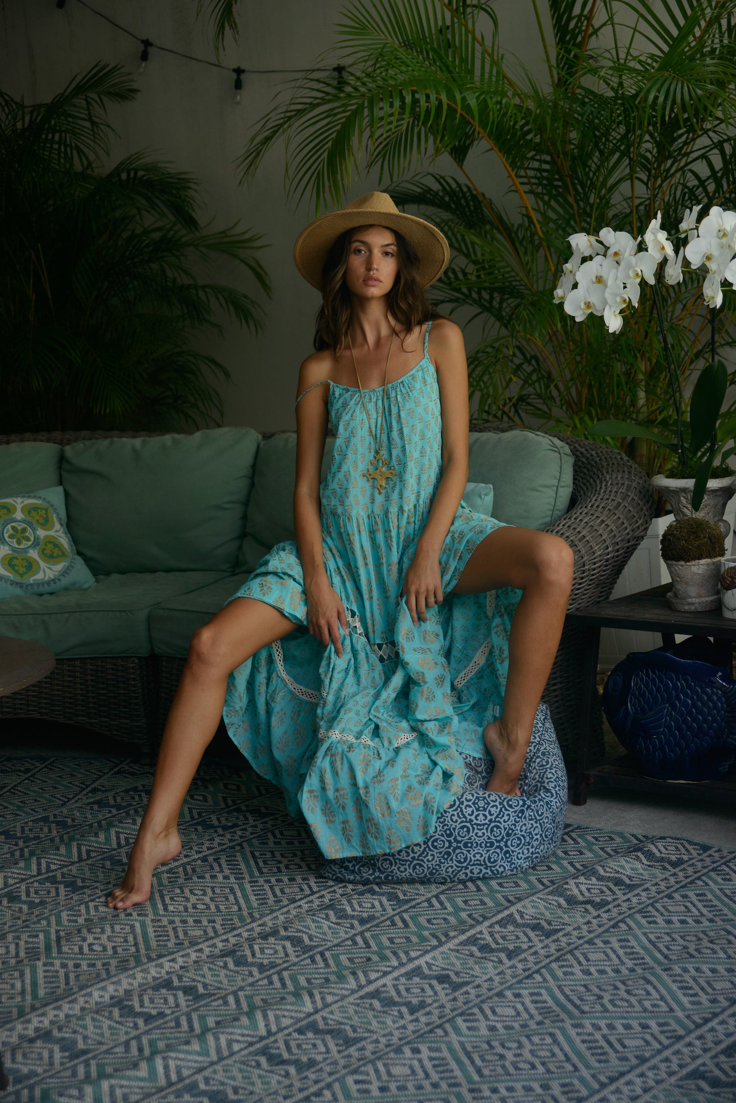 Tantalizing Turquoise Maxi