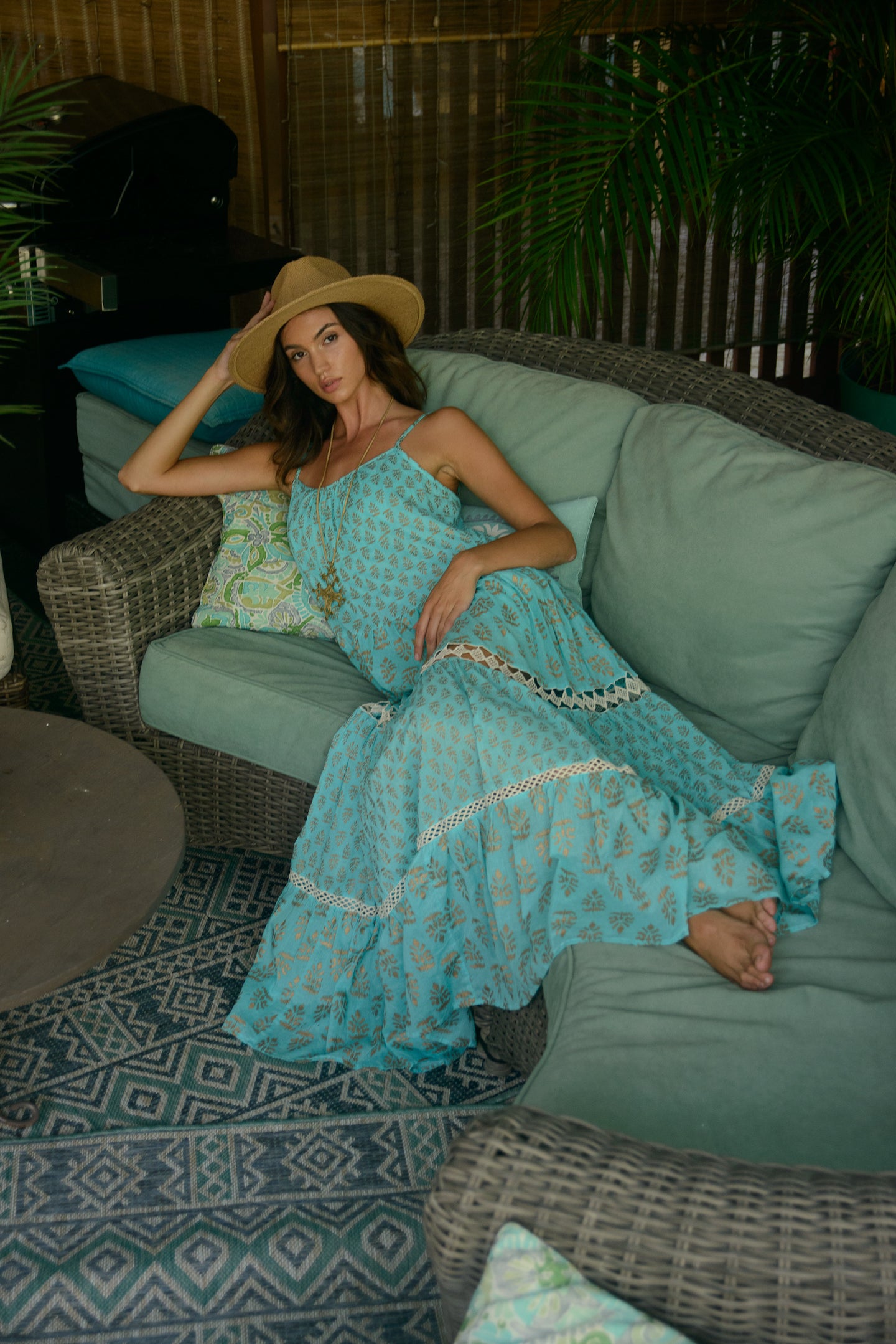 Tantalizing Turquoise Maxi