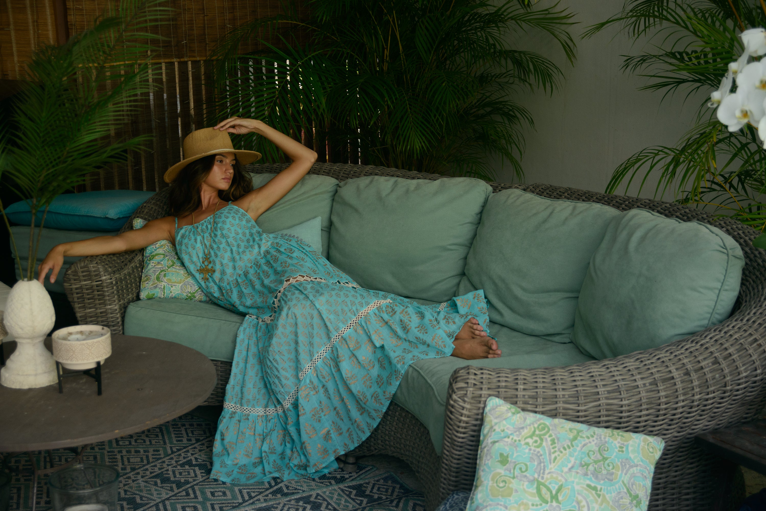 Tantalizing Turquoise Maxi